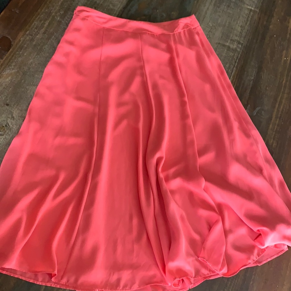 Pink MIDI Skirt